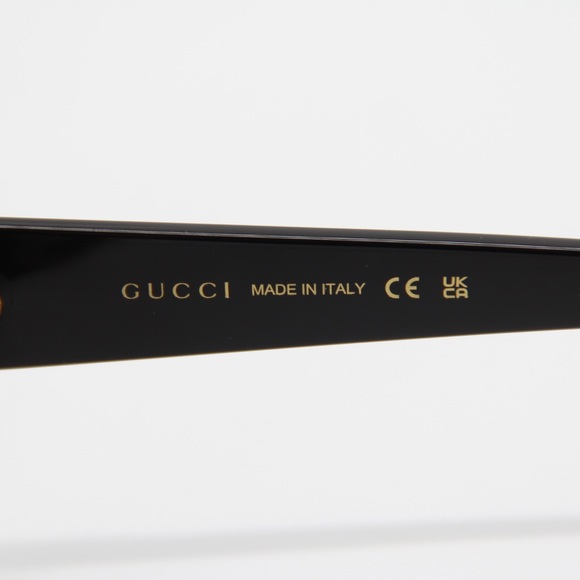 NEW GUCCI GG1257S 001 BLACK OVERSIZED SUNGLASSES GUCCI GG 1257S 001 - Picture 12 of 14